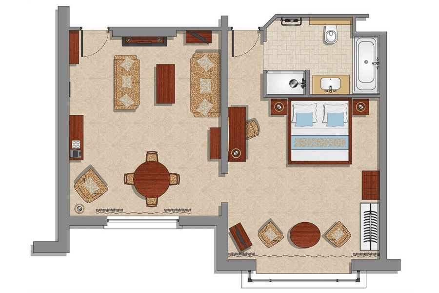 grand suite floorplan