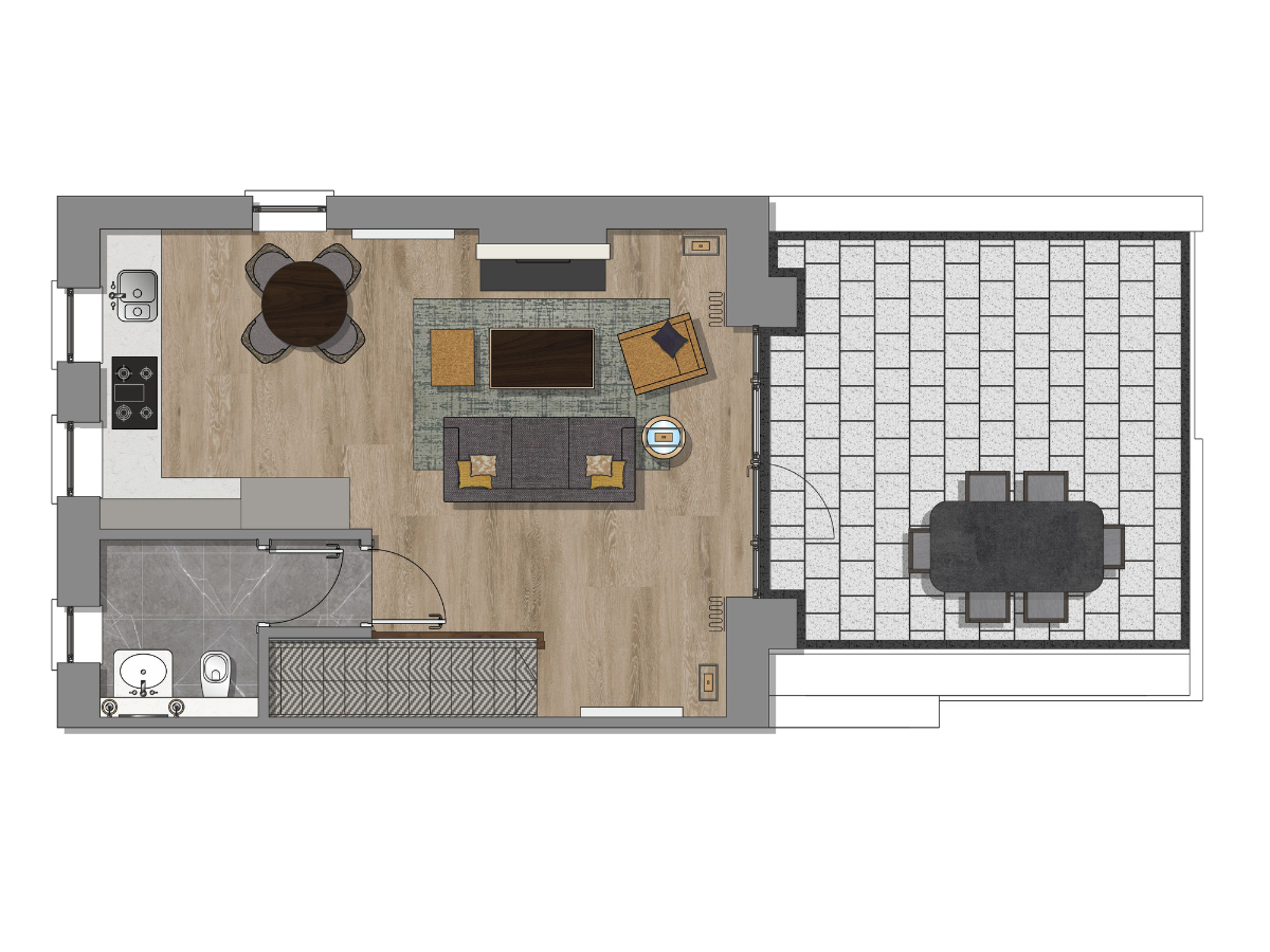 1 Bedroom Lodge 