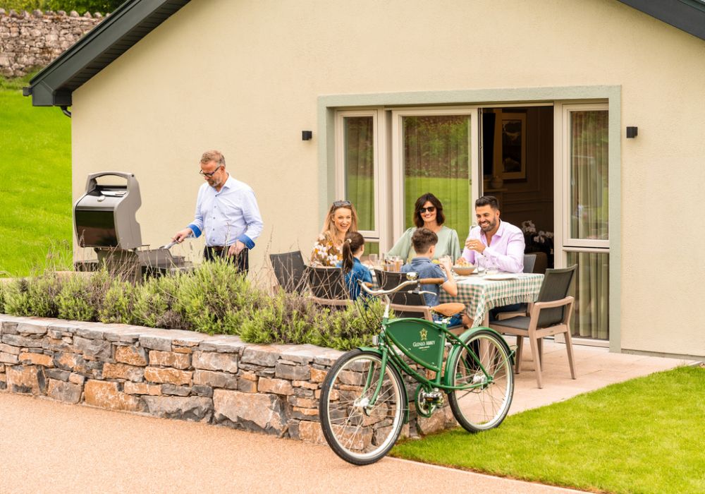 External Family BBQ at The Lodges with Glenlo Bike