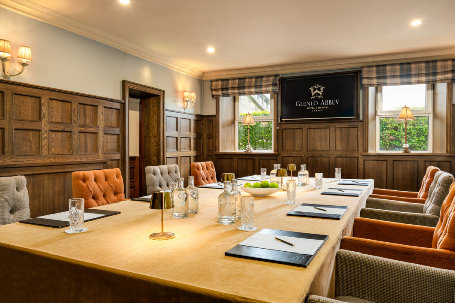 Oak cellar meeting room www.glenloabbeyhotel.ie